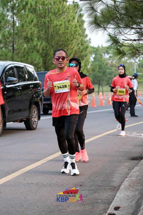 Race photo from CISANGKAN KBP CITY RUN 2025