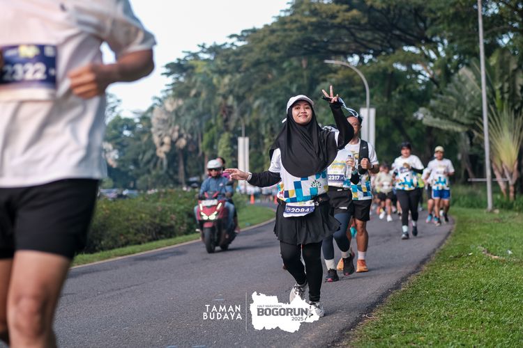 Race photo from Taman Budaya x BOGORUN 2025