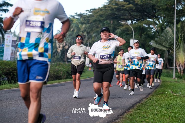 Race photo from Taman Budaya x BOGORUN 2025