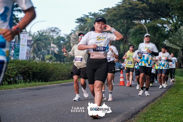 Race photo from Taman Budaya x BOGORUN 2025