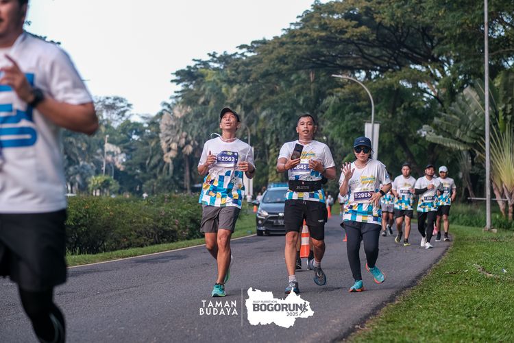 Race photo from Taman Budaya x BOGORUN 2025