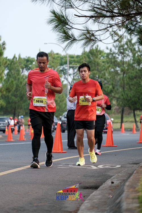 Race photo from CISANGKAN KBP CITY RUN 2025