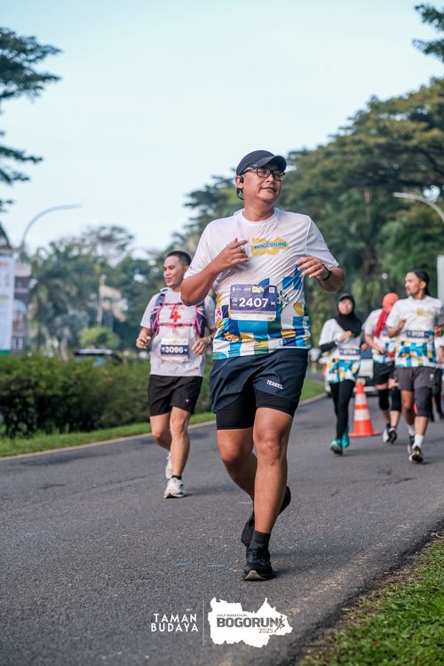 Race photo from Taman Budaya x BOGORUN 2025