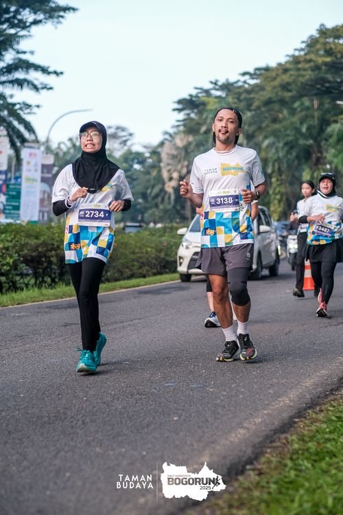 Race photo from Taman Budaya x BOGORUN 2025