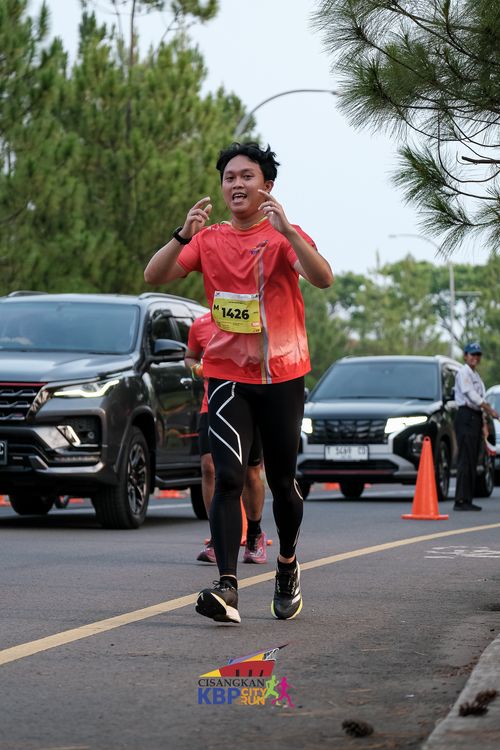 Race photo from CISANGKAN KBP CITY RUN 2025