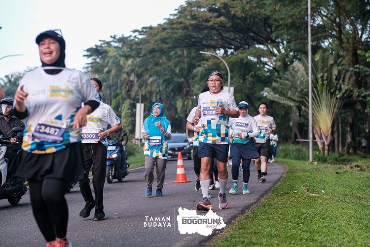 Race photo from Taman Budaya x BOGORUN 2025