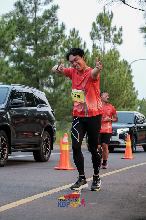 Race photo from CISANGKAN KBP CITY RUN 2025