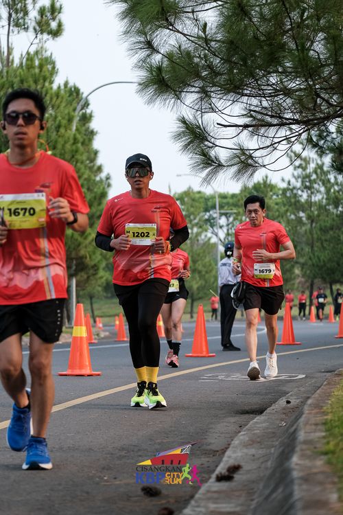 Race photo from CISANGKAN KBP CITY RUN 2025