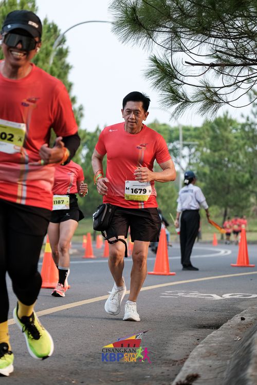 Race photo from CISANGKAN KBP CITY RUN 2025
