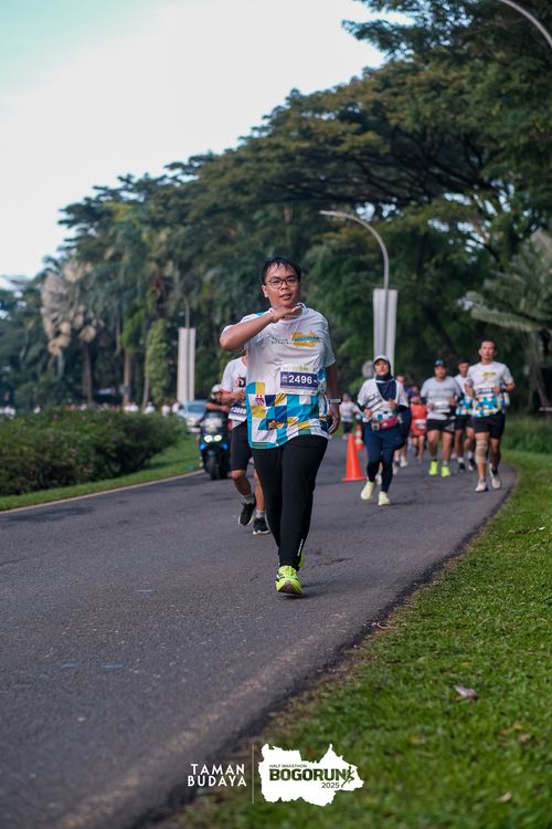 Race photo from Taman Budaya x BOGORUN 2025