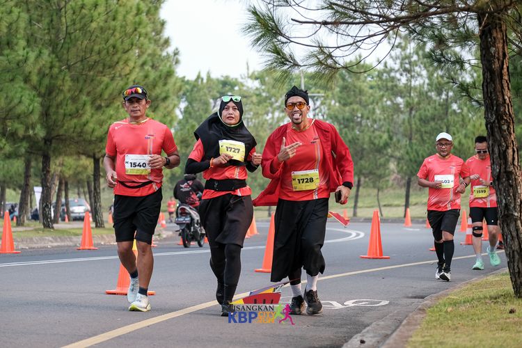 Race photo from CISANGKAN KBP CITY RUN 2025