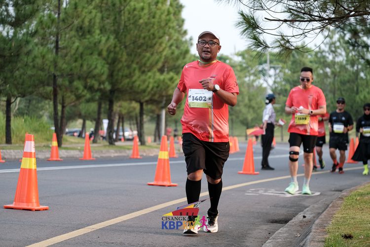 Race photo from CISANGKAN KBP CITY RUN 2025