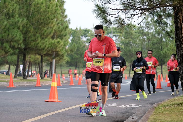 Race photo from CISANGKAN KBP CITY RUN 2025
