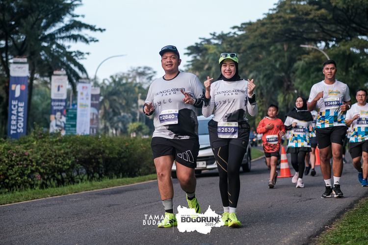 Race photo from Taman Budaya x BOGORUN 2025