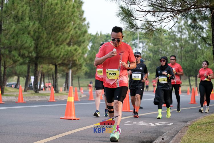 Race photo from CISANGKAN KBP CITY RUN 2025