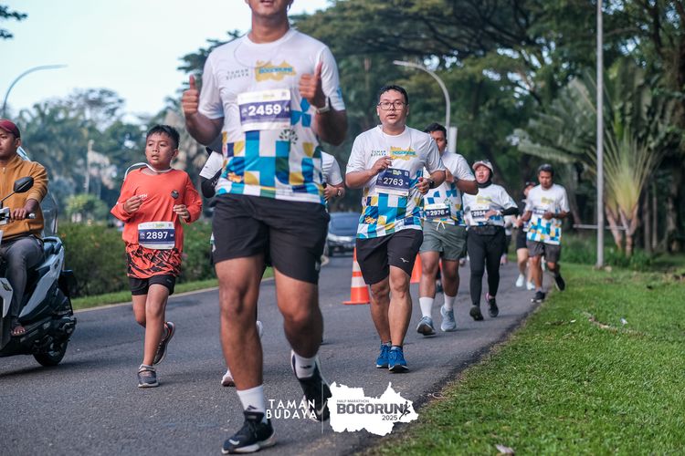 Race photo from Taman Budaya x BOGORUN 2025