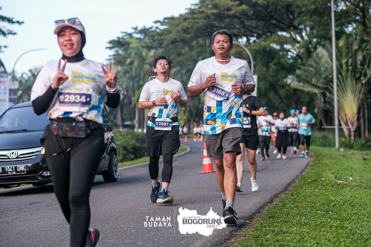 Race photo from Taman Budaya x BOGORUN 2025