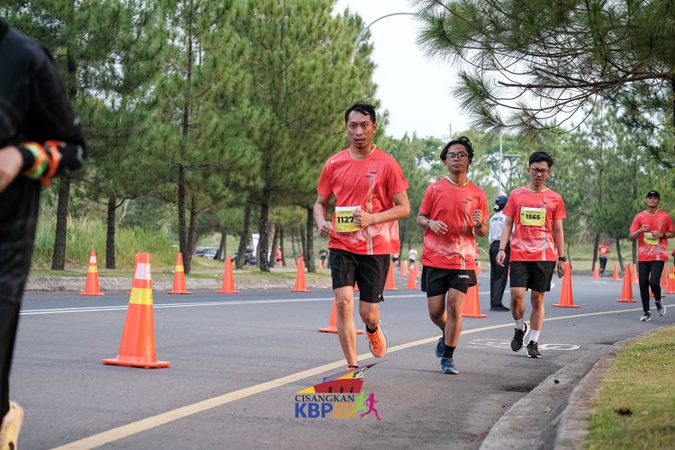 Race photo from CISANGKAN KBP CITY RUN 2025