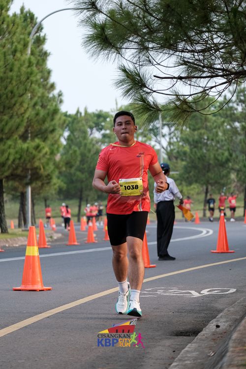 Race photo from CISANGKAN KBP CITY RUN 2025