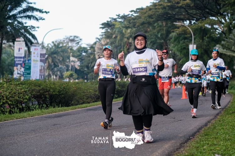 Race photo from Taman Budaya x BOGORUN 2025