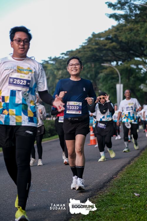 Race photo from Taman Budaya x BOGORUN 2025
