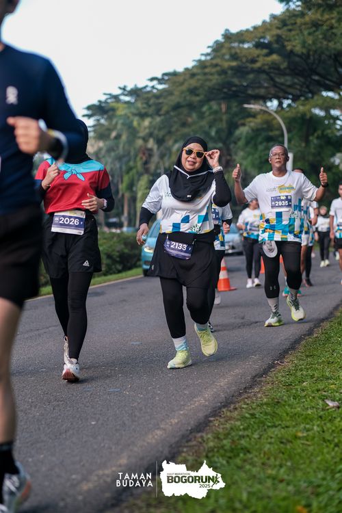 Race photo from Taman Budaya x BOGORUN 2025