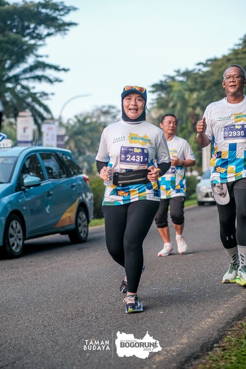 Race photo from Taman Budaya x BOGORUN 2025