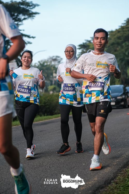 Race photo from Taman Budaya x BOGORUN 2025