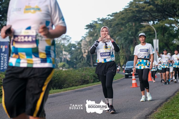 Race photo from Taman Budaya x BOGORUN 2025