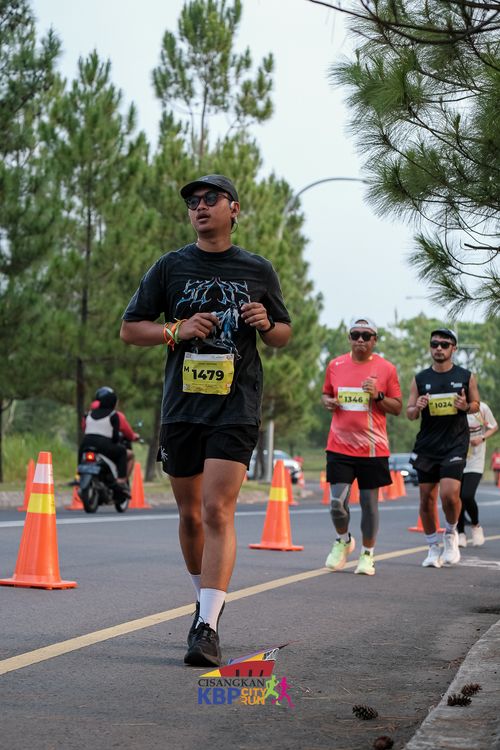 Race photo from CISANGKAN KBP CITY RUN 2025