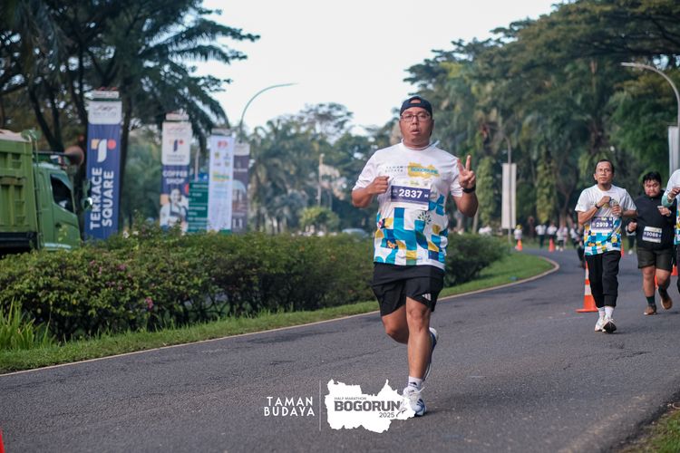 Race photo from Taman Budaya x BOGORUN 2025