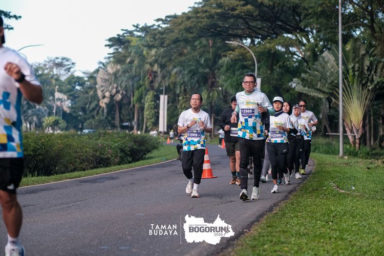 Race photo from Taman Budaya x BOGORUN 2025