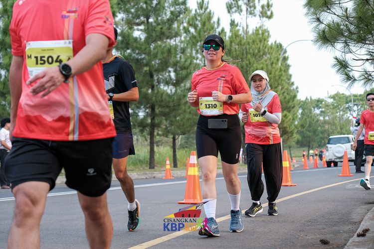 Race photo from CISANGKAN KBP CITY RUN 2025