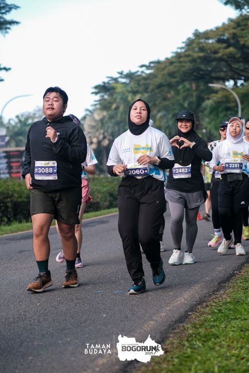 Race photo from Taman Budaya x BOGORUN 2025