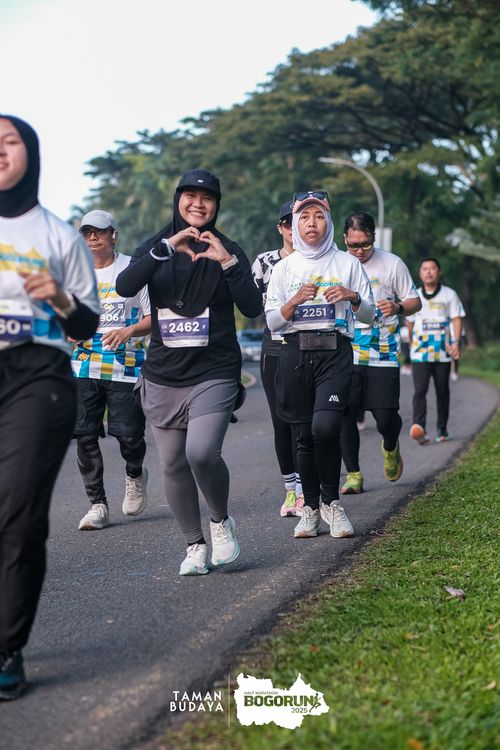 Race photo from Taman Budaya x BOGORUN 2025