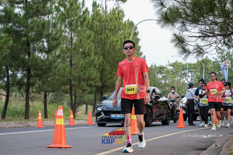 Race photo from CISANGKAN KBP CITY RUN 2025