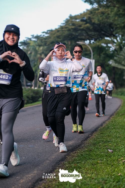 Race photo from Taman Budaya x BOGORUN 2025