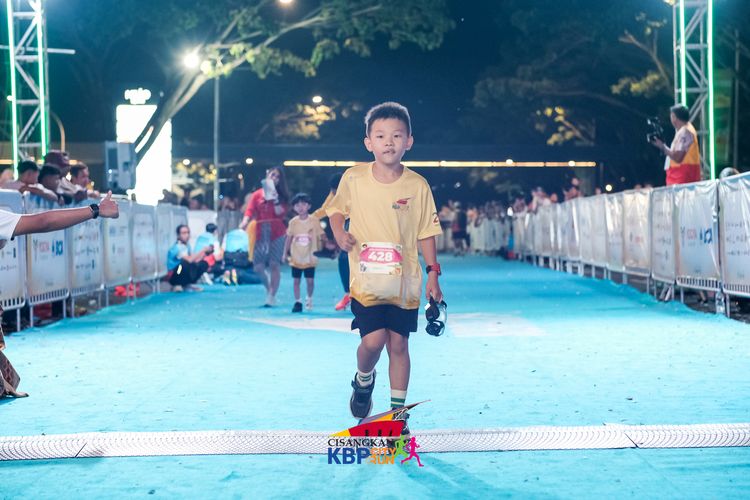 Race photo from CISANGKAN KBP CITY RUN 2025