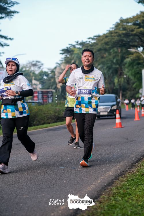 Race photo from Taman Budaya x BOGORUN 2025