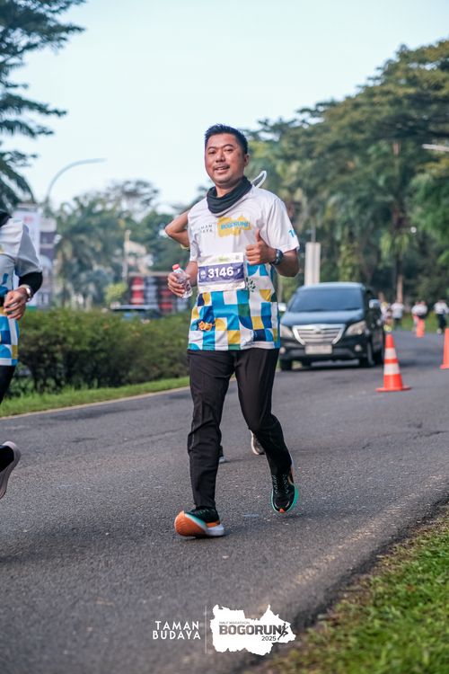 Race photo from Taman Budaya x BOGORUN 2025