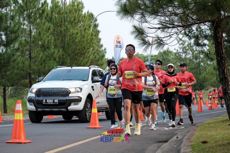 Race photo from CISANGKAN KBP CITY RUN 2025
