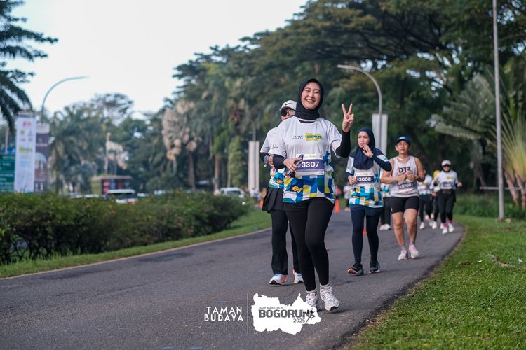 Race photo from Taman Budaya x BOGORUN 2025