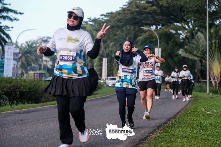 Race photo from Taman Budaya x BOGORUN 2025