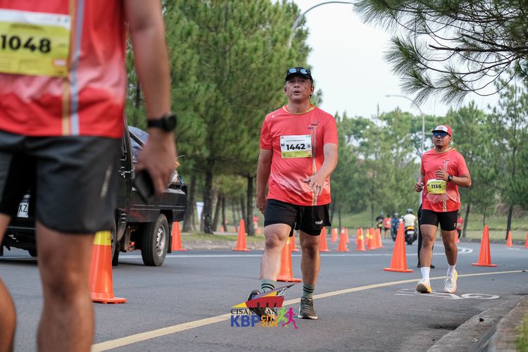 Race photo from CISANGKAN KBP CITY RUN 2025