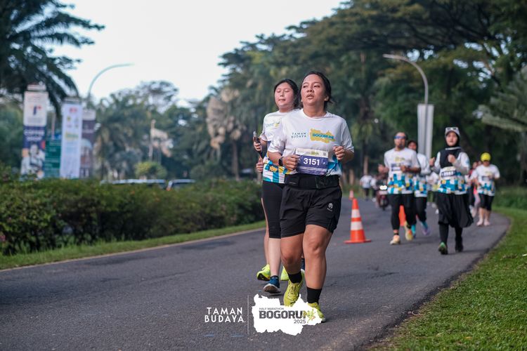 Race photo from Taman Budaya x BOGORUN 2025
