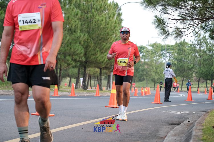 Race photo from CISANGKAN KBP CITY RUN 2025