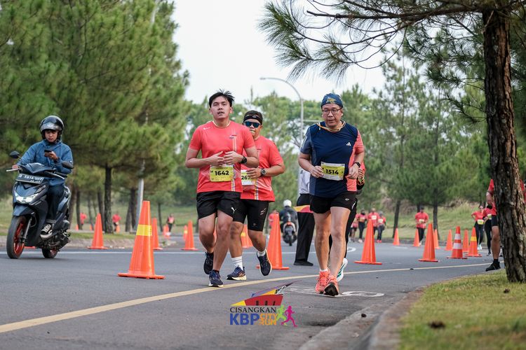 Race photo from CISANGKAN KBP CITY RUN 2025