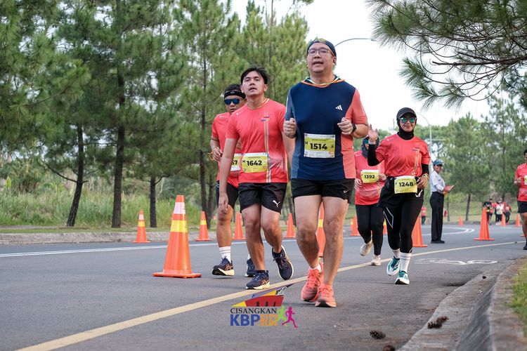 Race photo from CISANGKAN KBP CITY RUN 2025