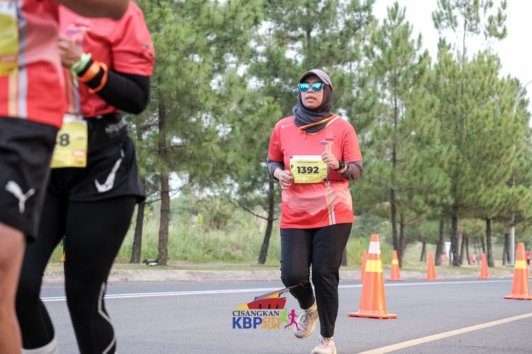 Race photo from CISANGKAN KBP CITY RUN 2025