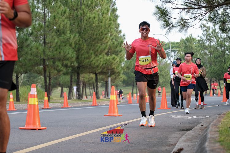 Race photo from CISANGKAN KBP CITY RUN 2025